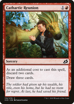 x4 Cathartic Reunion IKO MTG Ikoria 110/274 COMMON M/NM 4x - Image 1