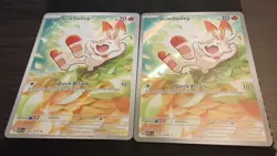 Scorbunny 225/217 Me: Ascended Heroes, Holo Rare Pokemon TCG NM - Image 2
