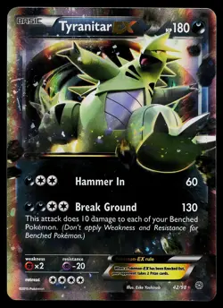 Pokemon Card - Tyranitar EX Holo XY - Ancient Origins 42/98 Ultra Rare - Image 1