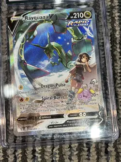 Pokemon CGC 10 Gem Mint Evolving Skies Alt Art Rayquaza V 194/203 - Image 3