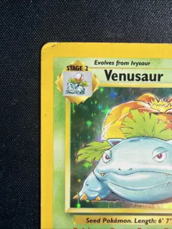 Venusaur Base set Holo 15/102 WOTC 1999 Pokemon TCG - Image 2