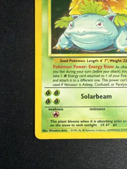 Venusaur Base set Holo 15/102 WOTC 1999 Pokemon TCG - Image 5