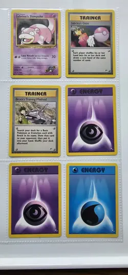 WOTC Pokemon TCG - Gym Heroes - 6 Card Lot - Image 1