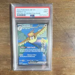 Pokemon Pidgeot ex SIR Holo 225/197 SV03 Obsidian Flames English PSA 9 - Image 1