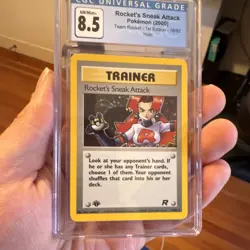 CGC 8.5 Rocket's Sneak Attack Pokemon Team Rocket 1st Edition Holo 16/82 - Image 3