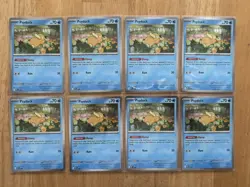 LOT OF 8 Pokemon Mega Evolution Psyduck Cosmos Holo Black Star Promo 007 - Image 1