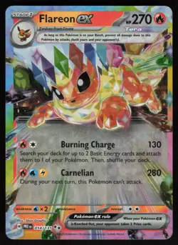 Flareon ex 014/131: Prismatic Evolutions Pokemon TCG Near Mint - Image 1