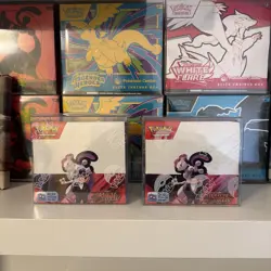 Pokemon TCG Destined Rivals Booster Box Sealed X2 - Image 1