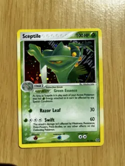 Pokemon TCG SCEPTILE 10/106 HoloFoil EX Emerald. Rare. NM/M Free Shipping - Image 2