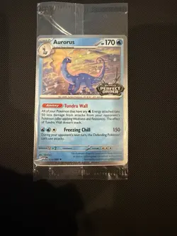 Aurorus 024/088 - Cosmo Holo - Pokemon Perfect Order Stamped Promo SEALED - Image 1