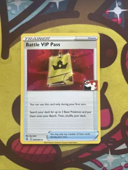 Pokemon Battle VIP Pass 225/264 - Play! Prize pack - Holo Rare - Image 1