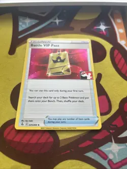 Pokemon Battle VIP Pass 225/264 - Play! Prize pack - Holo Rare - Image 2