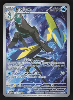 Inteleon 142/132 Pokemon TCG ME01: Mega Evolution NM - Image 1
