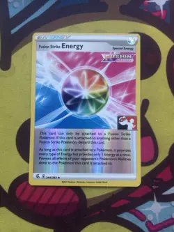 Pokemon Fusion Strike Energy 244/264 - Play! Prize pack - Holo Rare - Image 1