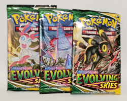 Pokemon TCG Evolving Skies Booster Pack (1 Pack, random art) New, Factory Sealed - Image 1