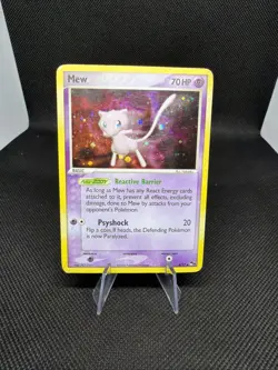 Pokemon TCG Mew 4/17 Holo Rare POP series 4 HP - Image 1