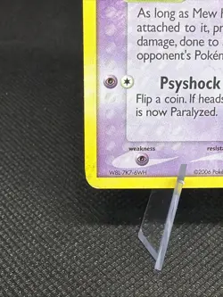 Pokemon TCG Mew 4/17 Holo Rare POP series 4 HP - Image 3