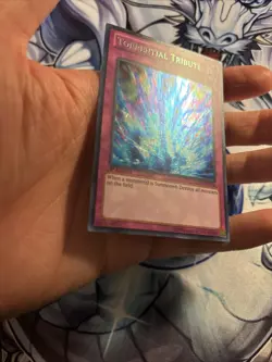 Yugioh - Torrential Tribute (LCJW-EN294) - Secret - 1st - VLP (ST) (1) - Image 2