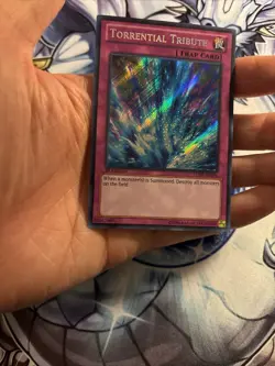 Yugioh - Torrential Tribute (LCJW-EN294) - Secret - 1st - VLP (ST) (1) - Image 4