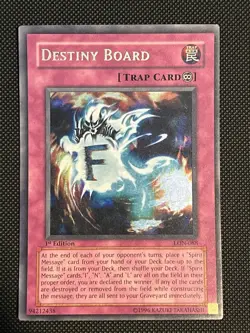 Yu-Gi-Oh! Destiny Board Labyrinth of Nightmare Trap Holo 1st Ed LON-088 - Image 1