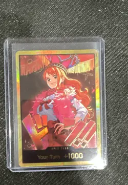 DON!! Card (Nami) (Gold) Extra Booster: One Piece Heroines Edition Foil - Image 1