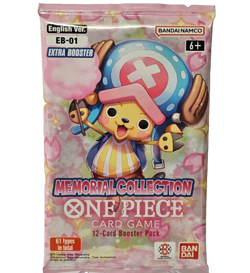 One Piece EB-01 Memorial Collection Extra Booster Pack English - New, Sealed - Image 1