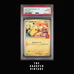 2025 POKEMON JPN M-P PROMO MCDONALD'S #020 PIKACHU PSA 10 - Image 1