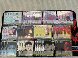 Weiss Schwarz: DANDADAN English SP,SR,RRR,R,RR+ promos playmat card boxes bulk - Image 1