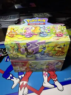 Prismatic Evolutions Empty Mini Tin Set Of 8 with Display + 8 Coins /Art Cards - Image 5