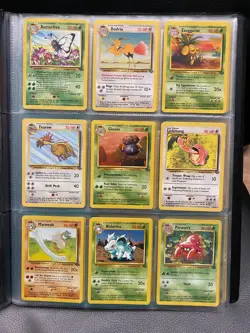 Part Complete Jungle Set Pokemon Cards Bundle Vintage 1999 WOTC No Duplicates - Image 1