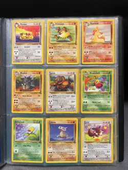Part Complete Jungle Set Pokemon Cards Bundle Vintage 1999 WOTC No Duplicates - Image 3