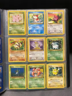 Part Complete Jungle Set Pokemon Cards Bundle Vintage 1999 WOTC No Duplicates - Image 5