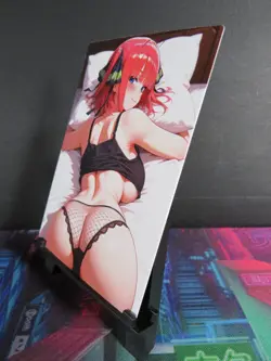 Nino Nakano Quintuplets Custom Art Card NM Anime Sexy Waifu Collectible - Image 2