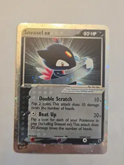 2003 Pokemon TCG Sneasel ex Ruby & Sapphire 103/109 NM Card - Image 1