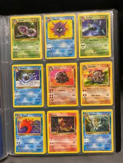 Fossil Set Part Complete Pokemon Cards Bundle Vintage Collection No Duplicates ! - Image 1