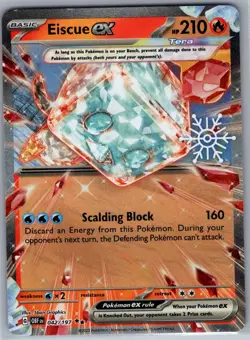Eiscue ex (Holiday Calendar) 042/197 - Pokemon Card - NM - Image 1