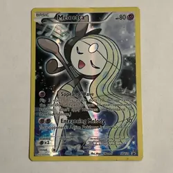 Meloetta XY120 XY Full Art Black Star Promo Holo Pokemon Card - Image 1