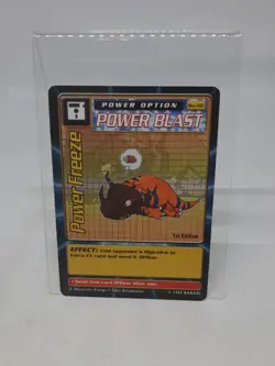 1x Digimon DigiBattle 1st Edition Power Freeze Bo-50 Series 1 RARE 1999 NM Card - Image 1