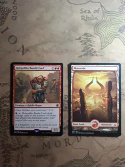 Hobgoblin Bandit Lord MTG Adventures in the Forgotten Realms + Full Art Mountain - Image 3