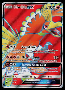 Pokemon Card - Ho-Oh GX Burning Shadows 131/147 Rare Ultra 2017 - Image 1