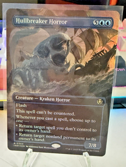 MTG Hullbreaker Horror #0303 FOIL NM Mythic Rare Crimson Vow VOW Commander Stapl - Image 1