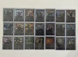 MTG Bloomburrow Complete Set *Raised Foil* Borderless Critters (21/21) NM/MT - Image 1