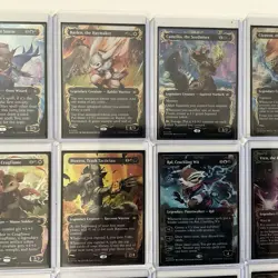 MTG Bloomburrow Complete Set *Raised Foil* Borderless Critters (21/21) NM/MT - Image 4