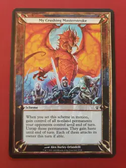 My Crushing Masterstroke MtG Archenemy - Image 1