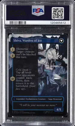 2025 MTG FINAL FANTASY #0523 JILL, SHIVA'S DOMINANT/SHIVA, WARDEN OF ICE PSA 10 - Image 2