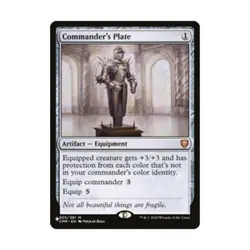 WOTC MtG The List Commander's Plate (MR) NM - Image 1