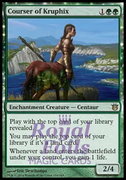 Courser of Kruphix 1x FOIL BNG MTG Born of the Gods Rare MINT green - Image 1