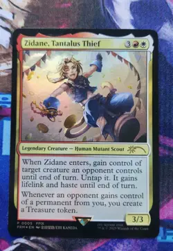 MTG Final Fantasy - Zidane, Tantalus Thief Promo Foil - Image 1