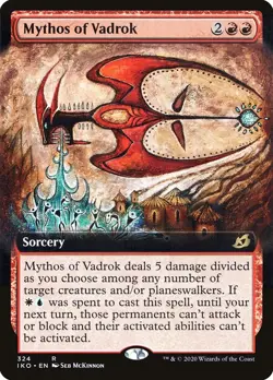 Mythos of Vadrok - FOIL Extended Art (Near Mint NM) MTG Magic - - Image 1