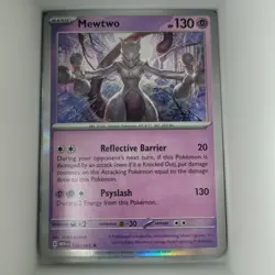 Mewtwo 150/165 Rare 151 Pokemon Holo Near Mint - Image 1